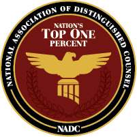 National Association of Distinguished Counsel | Nation's Top One Percent | NADC